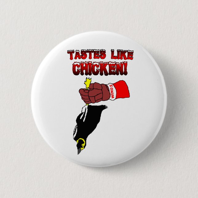 Detroit Dead Pinguin Button (Vorderseite)