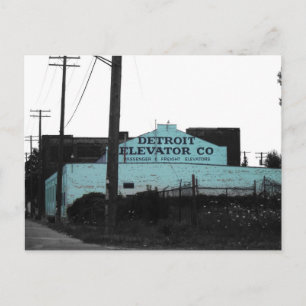 Detroit Downtown Postkarte