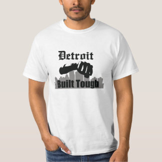 Detroit errichtete starkes T-Shirt