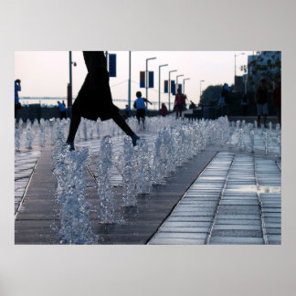 Detroit Flussseite #1 Poster