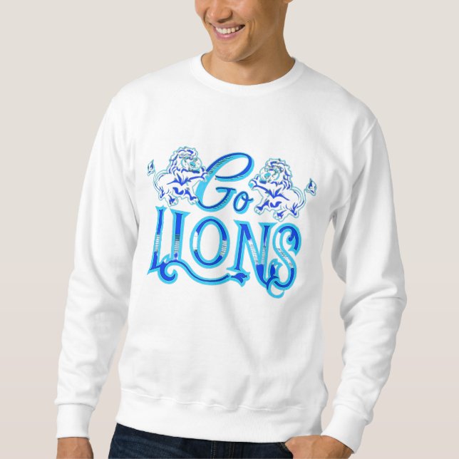 Detroit Football Team Fan Sweatshirt