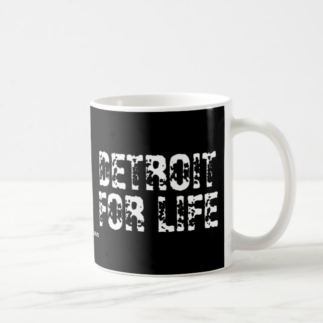 Detroit für das Leben Tasse (Rechts)