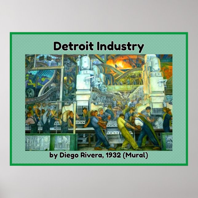 Detroit Industry Mural Poster (Vorne)