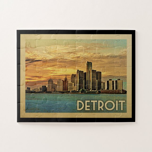 Detroit Jigsaw Puzzle (Horizontal)