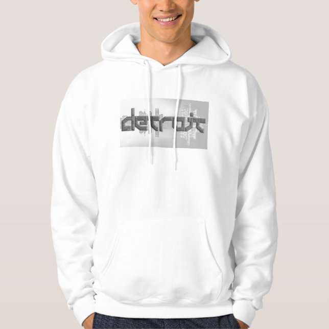 Detroit-Kapuzenpulli Hoodie (Vorderseite)