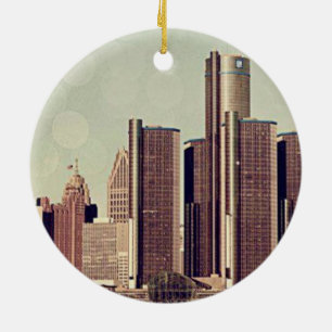 DETROIT KERAMIKORNAMENT