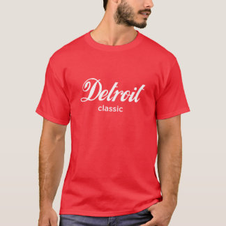 Detroit-Klassiker (weißer Schriftart) T-Shirt
