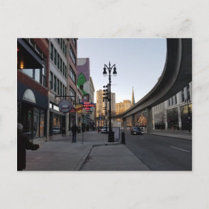Detroit Leute bewegen Postkarte