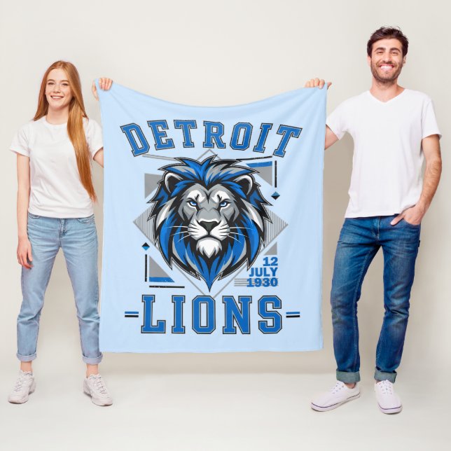 Detroit Lions  Fußball Fleecedecke (Beispiel)
