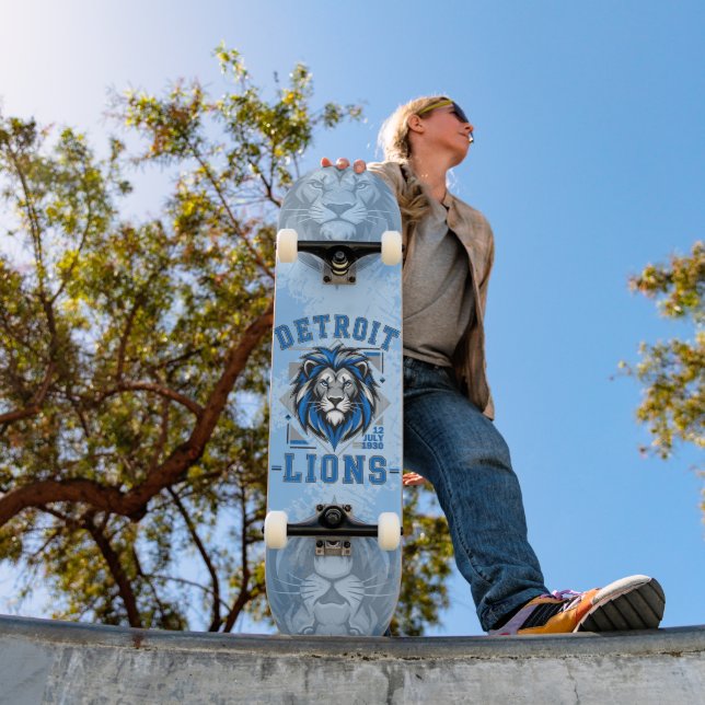 Detroit Lions  Fußball Skateboard (Außenbereich 1)