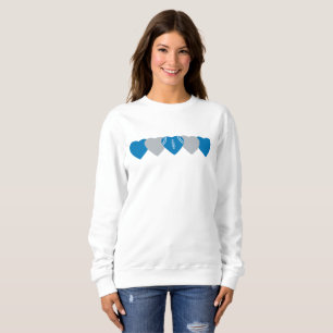 Detroit Lions Heart Football Dark Sweatshirt