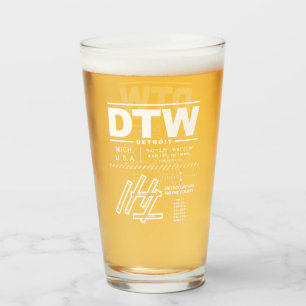 Detroit Metropolitan Wayne County Airport DTW Glas
