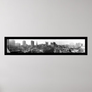 Detroit MI Park Foto 1921 Poster