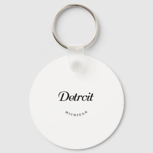 Detroit MI Schlüsselanhänger