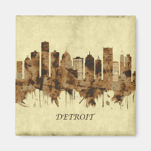 Detroit Michigan City Magnet