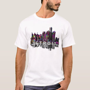 Detroit, Michigan in Graffiti T-Shirt