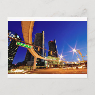 Detroit Michigan Jefferson Avenue Postkarte
