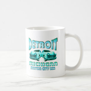 Detroit Michigan Kaffeetasse