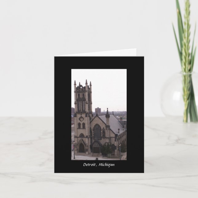 Detroit, Michigan Karte (Vorderseite)