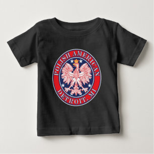 Detroit Michigan Polish Baby T-shirt