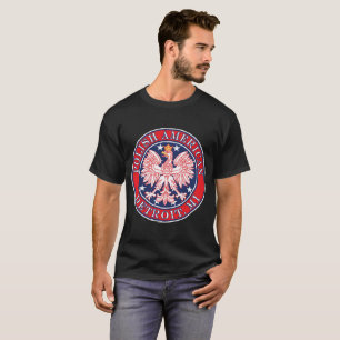 Detroit Michigan polnisches Eagle T-Shirt