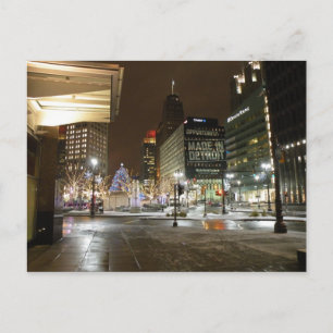 Detroit Michigan Post Card Postkarte