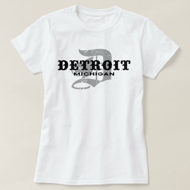 Detroit Michigan T-Shirt (Design vorne)