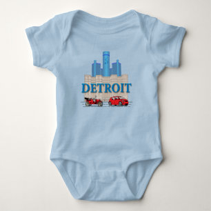 Detroit Michigan United Staaten Baby Strampler