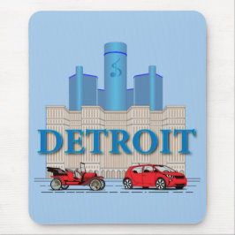 Detroit Michigan United Staaten Mousepad
