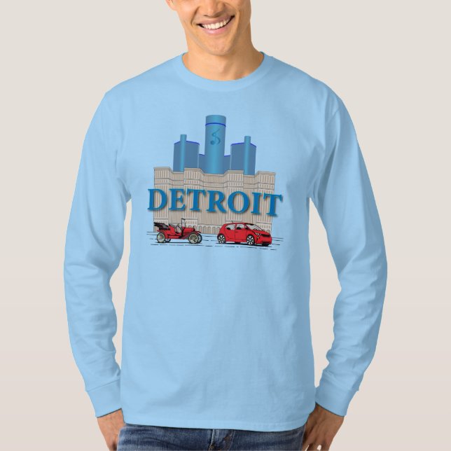 Detroit Michigan United Staaten T-Shirt (Vorderseite)