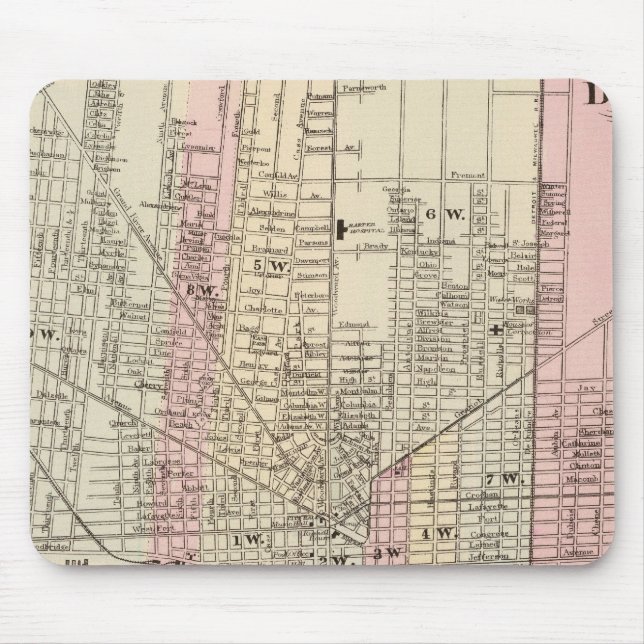 Detroit Mousepad (Vorne)