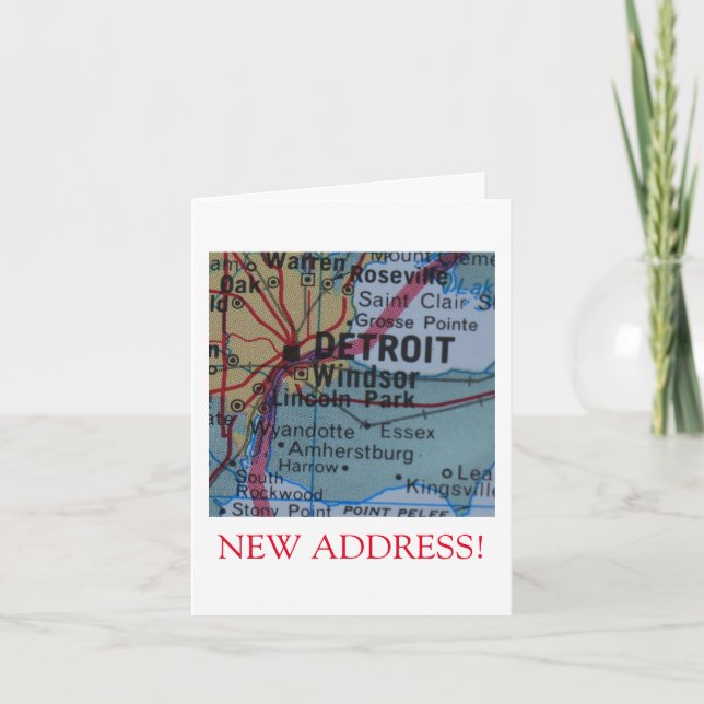 Detroit New Address Ankündigung (Vorderseite)