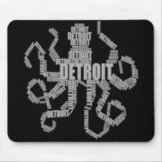 Detroit Octopus Art Mousepad