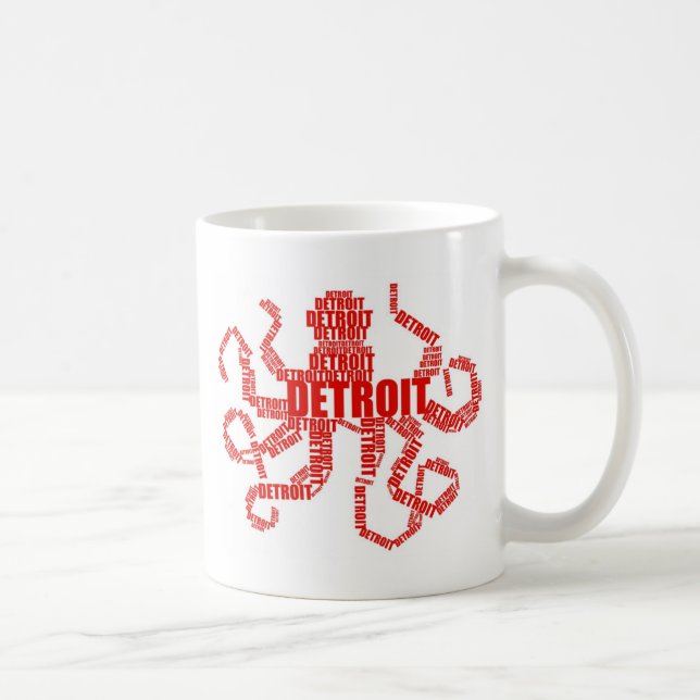 Detroit Octopus Kaffeetasse (Rechts)