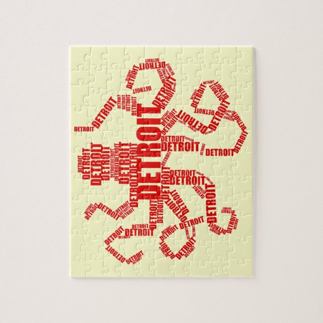 Detroit Octopus Puzzle (Vertikal)