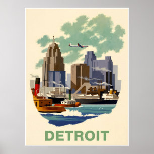 Detroit-Plakat Poster