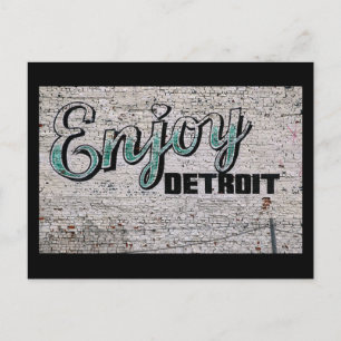Detroit Postcard genießen Postkarte