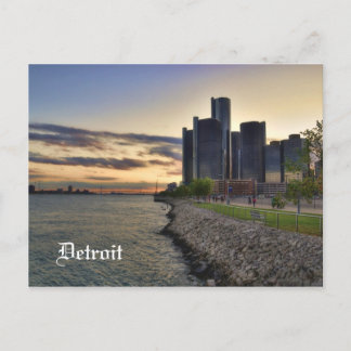 Detroit Postcard Postkarte