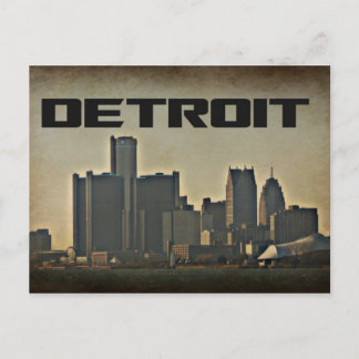 Detroit Postkarte