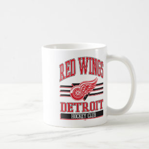 Detroit Red Wings Hockey Club Grau Offiziell Lizen Kaffeetasse