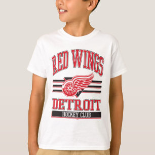 Detroit Red Wings Hockey Club Grau Offiziell Lizen T-Shirt