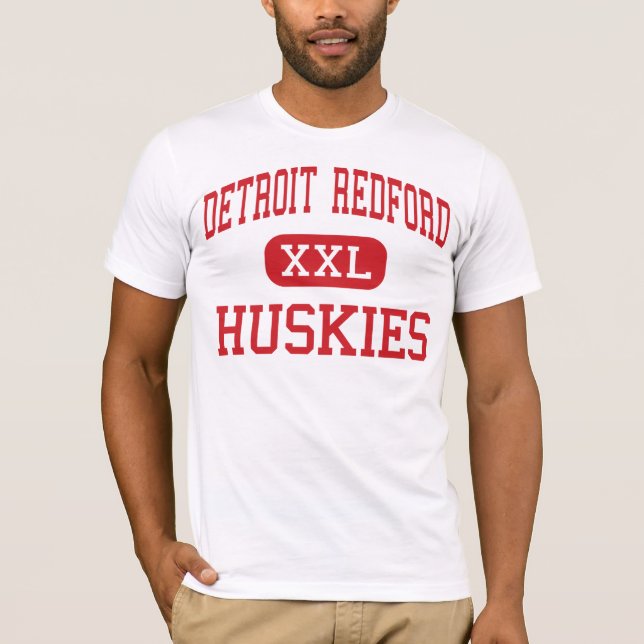 Detroit Redford - Huskies - hoch - Detroit T-Shirt (Vorderseite)