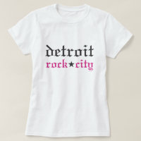 Detroit Rock City Pink Black Women's