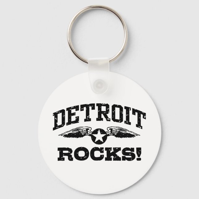 Detroit Rocks Schlüsselanhänger (Vorderseite)