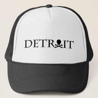 Detroit-Schädel-Hut Truckerkappe