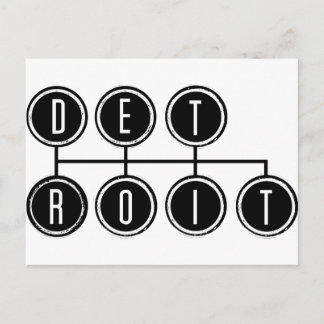 Detroit Shifter Postkarte