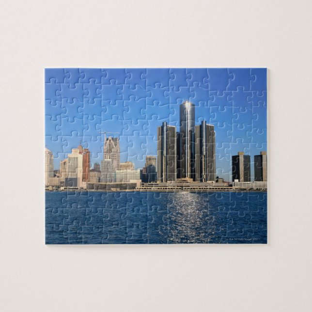 Detroit Skyline 2 Puzzle (Horizontal)
