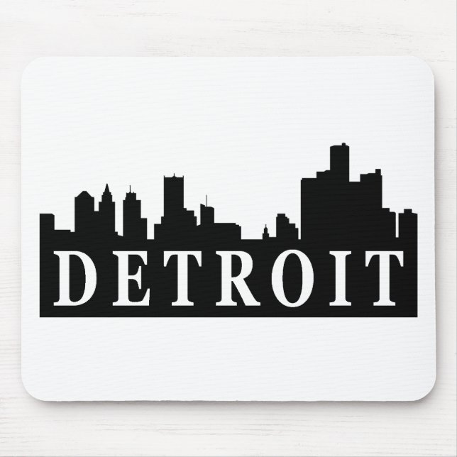 Detroit-Skyline Mousepad (Vorne)
