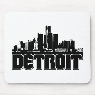 Detroit-Skyline Mousepad