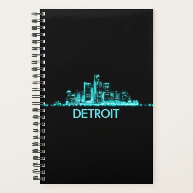 Detroit Skyline Planer (Vorderseite)